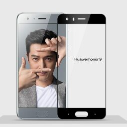 Защитное стекло 3D для Huawei Honor 9 (черный)