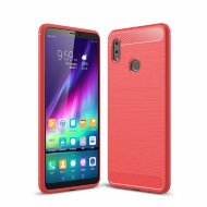 Чехол-накладка Carbon Fibre для Huawei Honor Note 10 (красный) Чехол-накладка Carbon Fibre для Huawei Honor Note 10 (красный)
