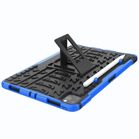 Чехол Hybrid Armor для iPad Pro 11 (2022, 2021, 2020) (черный + голубой) Чехол Hybrid Armor для iPad Pro 11 (2022, 2021, 2020) (черный + голубой)
