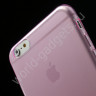 Чехол из мягкого пластика для iPhone 6 Plus (розовый)