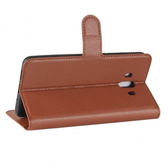 Чехол с визитницей для Huawei Mate 10 (коричневый)