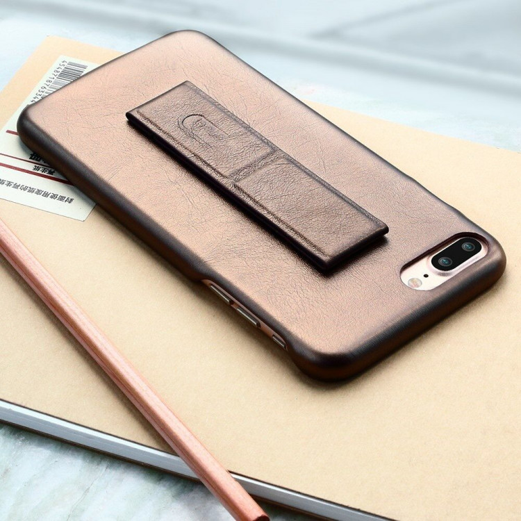 Чехол LENUO Lucky для iPhone 7 Plus (коричневый)