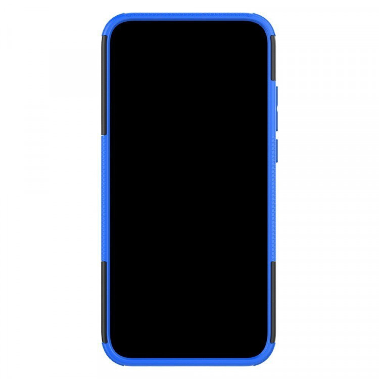 Чехол Hybrid Armor для Huawei P20 lite (2019) / nova 5i (черный + голубой)