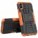 Чехол Hybrid Armor для iPhone X / ХS (черный + оранжевый)