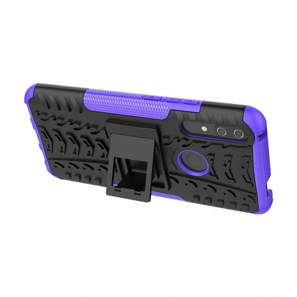 Чехол Hybrid Armor для Huawei P Smart Z / Honor 9X (STK-LX1) (черный + фиолетовый) Чехол Hybrid Armor для Huawei P Smart Z / Honor 9X (STK-LX1) (черный + фиолетовый)