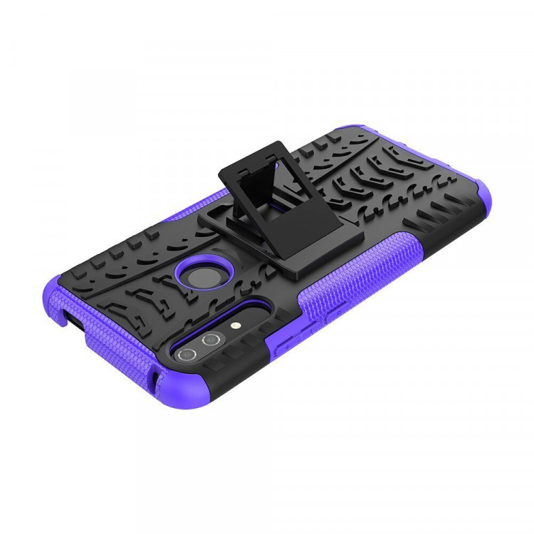 Чехол Hybrid Armor для Huawei P Smart Z / Honor 9X (STK-LX1) (черный + фиолетовый)