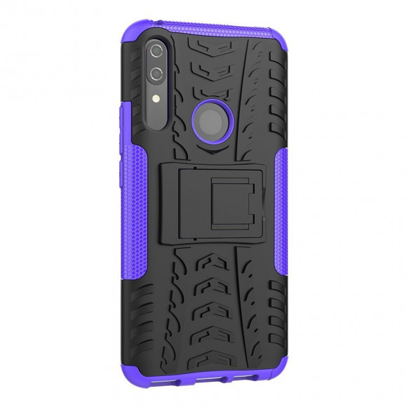 Чехол Hybrid Armor для Huawei P Smart Z / Honor 9X (STK-LX1) (черный + фиолетовый) Чехол Hybrid Armor для Huawei P Smart Z / Honor 9X (STK-LX1) (черный + фиолетовый)
