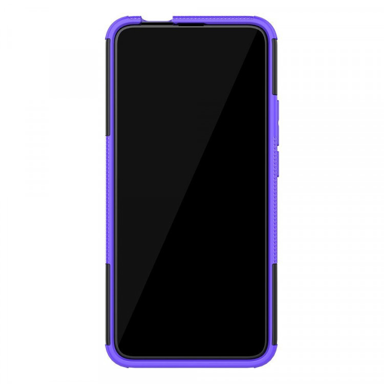 Чехол Hybrid Armor для Huawei P Smart Z / Honor 9X (STK-LX1) (черный + фиолетовый)