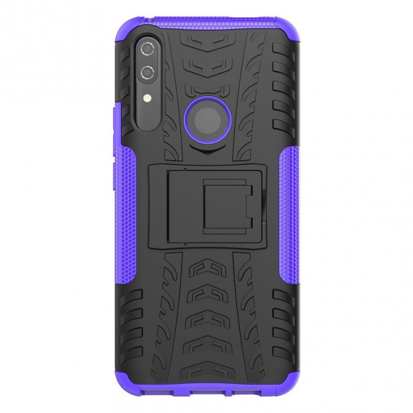 Чехол Hybrid Armor для Huawei P Smart Z / Honor 9X (STK-LX1) (черный + фиолетовый) Чехол Hybrid Armor для Huawei P Smart Z / Honor 9X (STK-LX1) (черный + фиолетовый)