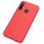 Чехол-накладка Litchi Grain для Huawei P40 lite E / Honor 9C (красный)