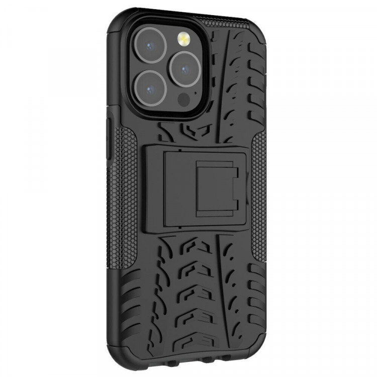 Чехол Hybrid Armor для iPhone 13 Pro (черный)