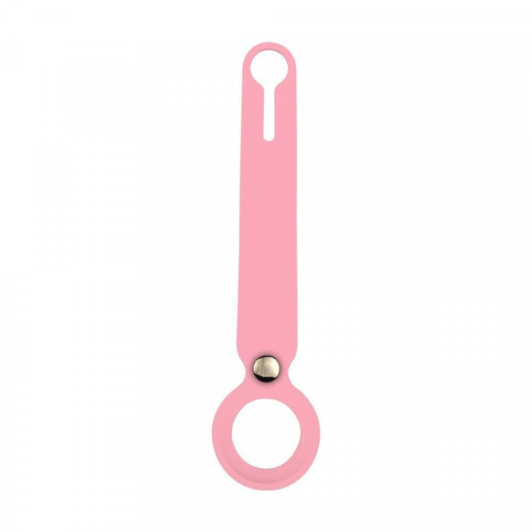 Удлиненная силиконовая подвеска для AirTag (розовый)