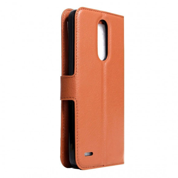 Чехол с визитницей для LG K8 (2017) X300 / M200N (коричневый)