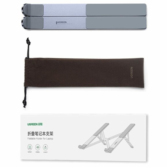 Подставка для ноутбука UGREEN LP451 (40289) 11"-17" Silver Подставка для ноутбука UGREEN LP451 (40289) 11"-17" Silver
