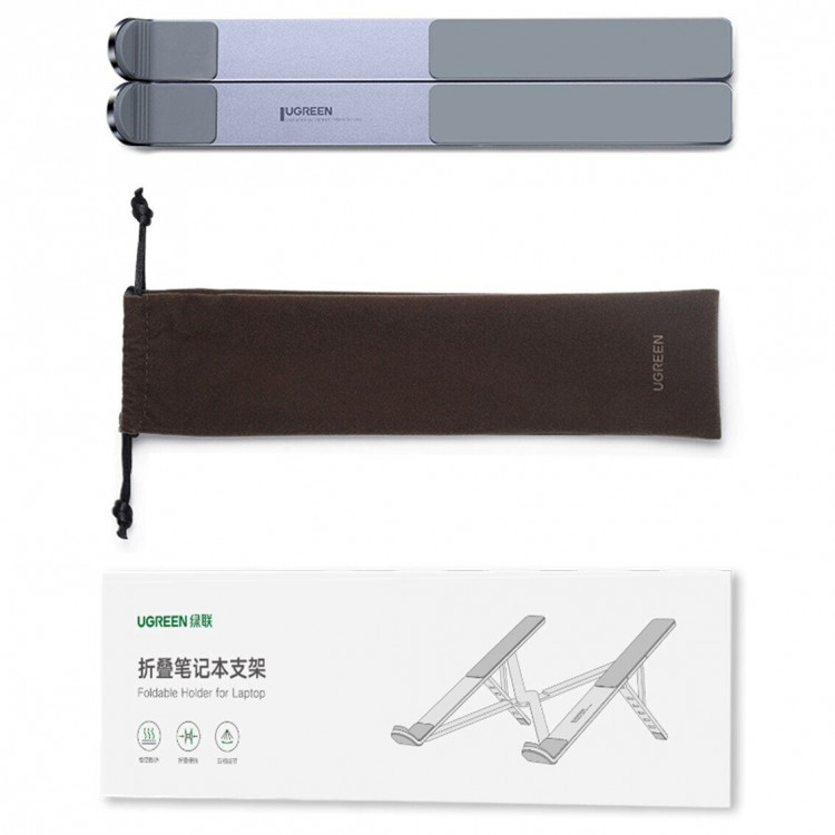 Подставка для ноутбука UGREEN LP451 (40289) 11"-17" Silver
