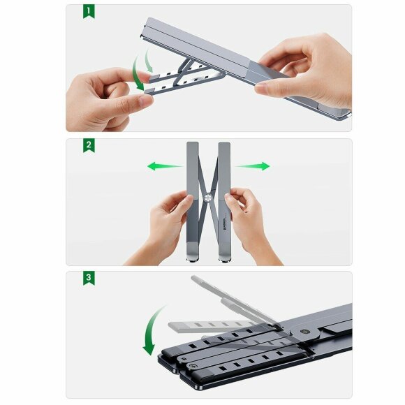 Подставка для ноутбука UGREEN LP451 (40289) 11"-17" Silver Подставка для ноутбука UGREEN LP451 (40289) 11"-17" Silver