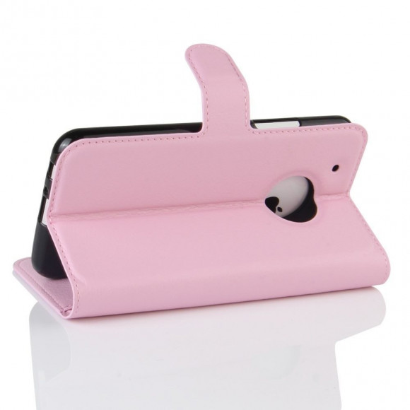 Чехол с визитницей для Motorola Moto G5 (розовый)