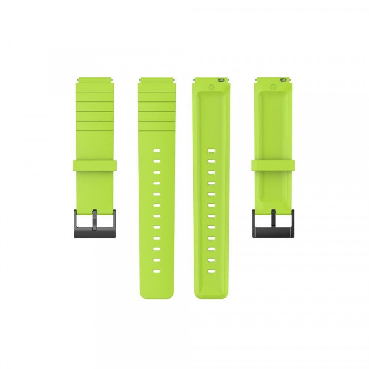 Силиконовый ремешок для часов 18мм (зеленый)