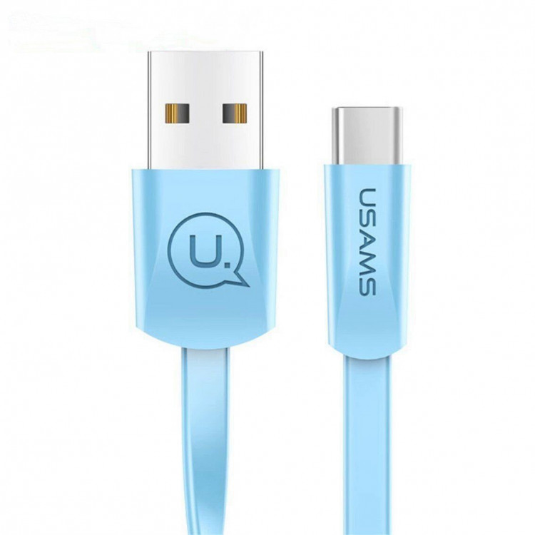 Кабель Usams U2 Type-C (голубой)