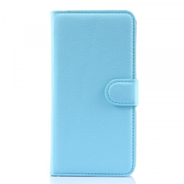 Чехол с визитницей для Lenovo Sisley S90 (голубой)