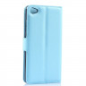 Чехол с визитницей для Lenovo Sisley S90 (голубой)