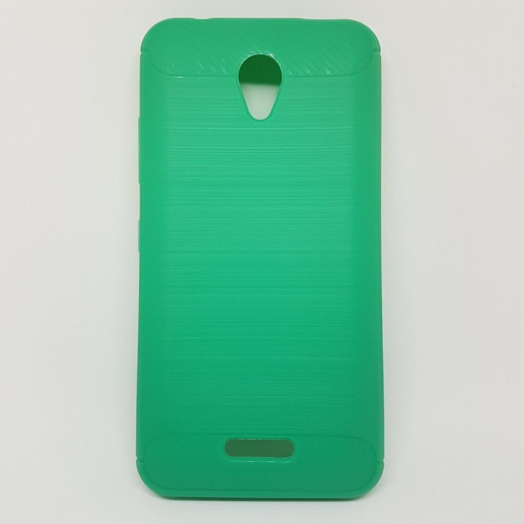 Чехол-накладка Carbon Fibre для Lenovo Vibe A Plus (A1010) (зеленый)