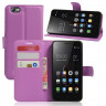 Чехол с визитницей для Lenovo Vibe C (фиолетовый)