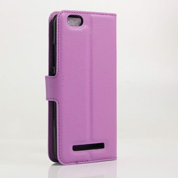 Чехол с визитницей для Lenovo Vibe C (фиолетовый)