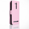 Чехол с визитницей для ASUS ZenFone Go ZB500KL (розовый)