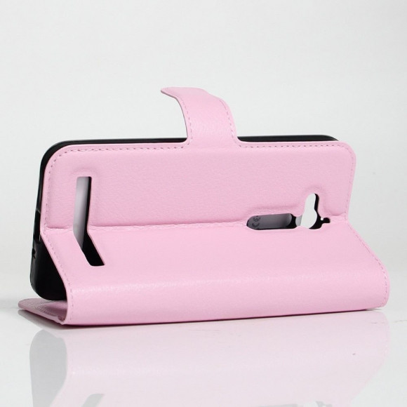 Чехол с визитницей для ASUS ZenFone Go ZB500KL (розовый) Чехол с визитницей для ASUS ZenFone Go ZB500KL (розовый)