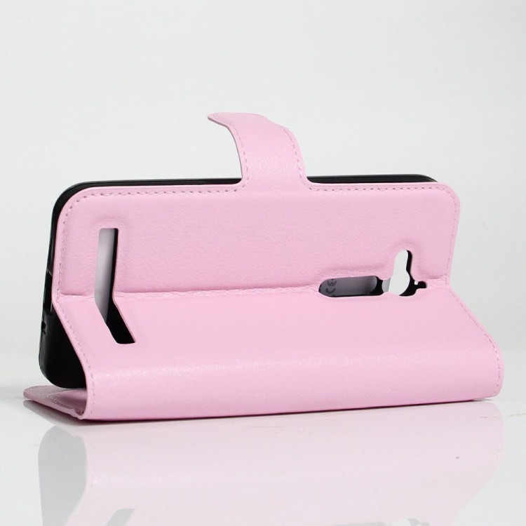 Чехол с визитницей для ASUS ZenFone Go ZB500KL (розовый)