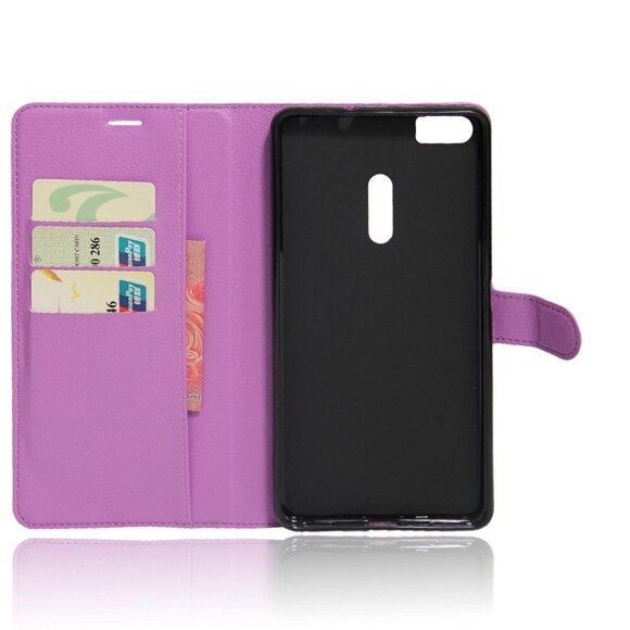 Чехол с визитницей для ASUS Zenfone 3 Ultra ZU680KL (фиолетовый)