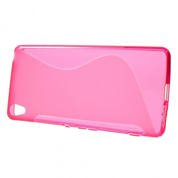 Нескользящий чехол для Sony Xperia XA (малиновый)