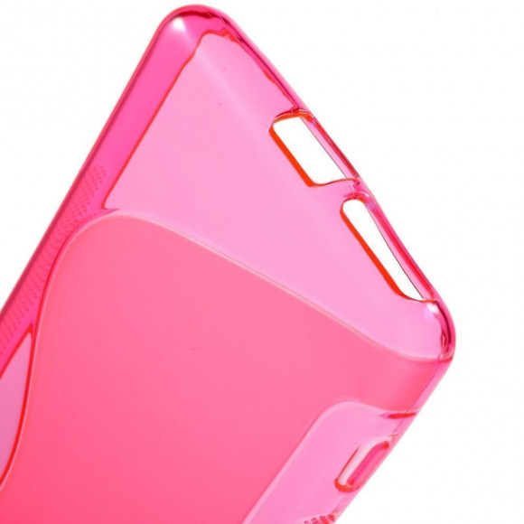 Нескользящий чехол для Sony Xperia XA (малиновый)