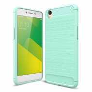 Чехол-накладка Carbon Fibre для Oppo A37 (сине-зеленый) Чехол-накладка Carbon Fibre для Oppo A37 (сине-зеленый)