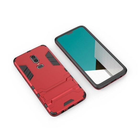 Чехол Duty Armor для OnePlus 6 (красный) Чехол Duty Armor для OnePlus 6 (красный)