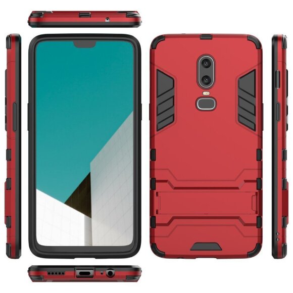 Чехол Duty Armor для OnePlus 6 (красный) Чехол Duty Armor для OnePlus 6 (красный)