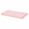 Силиконовый чехол с усиленными бортиками для Sony Xperia XA2 Plus (розовый)