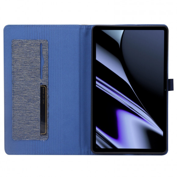 Чехол Business Style для Realme Pad Mini 8.7 дюйма (серо-голубой) Чехол Business Style для Realme Pad Mini 8.7 дюйма (серо-голубой)