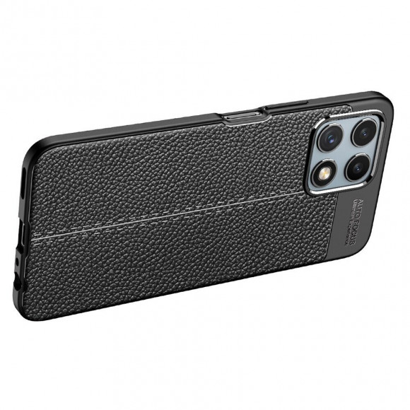 Чехол-накладка Litchi Grain для Honor X8 (черный)