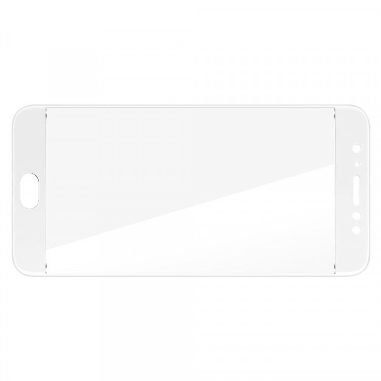 Защитное стекло 3D для Meizu MX6 (белый)