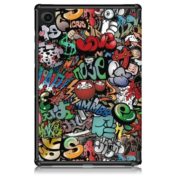 Чехол Smart Case для Samsung Galaxy Tab A8 10.5 (2021) SM-X200 / SM-X205 (Graffiti)
