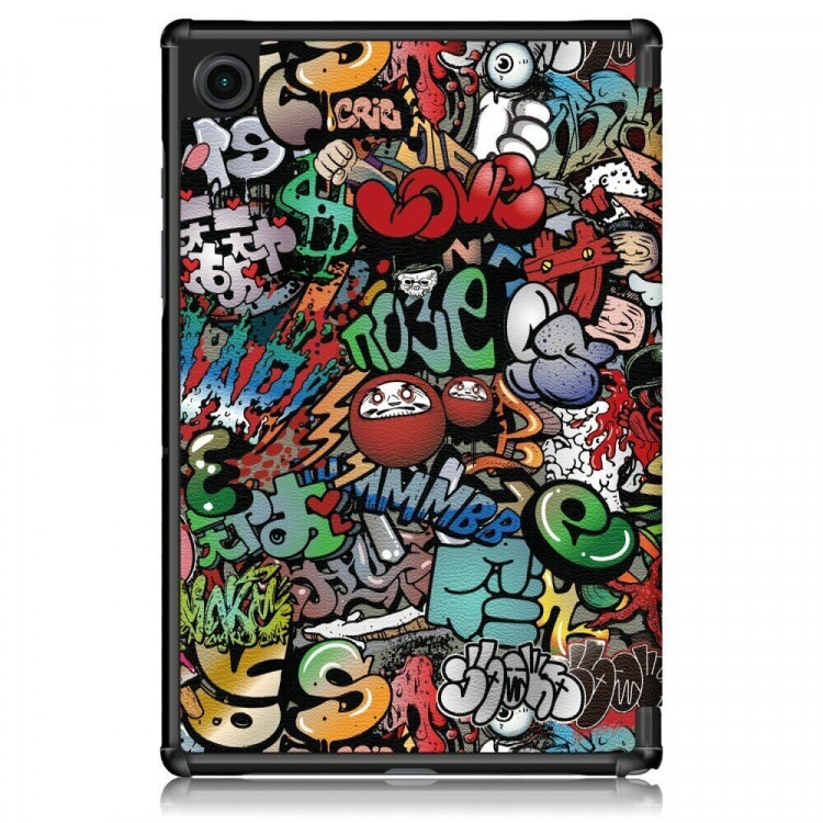 Чехол Smart Case для Samsung Galaxy Tab A8 10.5 (2021) SM-X200 / SM-X205 (Graffiti)