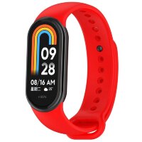 Силиконовый ремешок для Xiaomi Mi Smart Band 8, Xiaomi Mi Band 8 (красный)