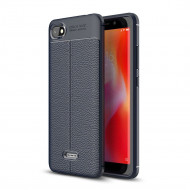 Чехол-накладка Litchi Grain для Xiaomi Redmi 6A (темно-синий) Чехол-накладка Litchi Grain для Xiaomi Redmi 6A (темно-синий)