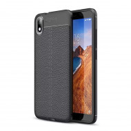 Чехол-накладка Litchi Grain для Xiaomi Redmi 7A (черный) Чехол-накладка Litchi Grain для Xiaomi Redmi 7A (черный)