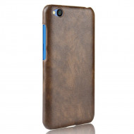 Кожаная накладка-чехол для Xiaomi Redmi Go (коричневый) Кожаная накладка-чехол для Xiaomi Redmi Go (коричневый)