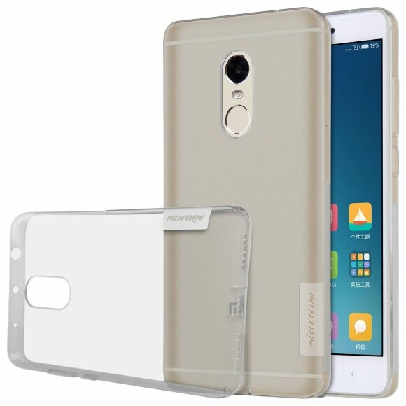 Силиконовый TPU чехол NILLKIN для Xiaomi Redmi Note 4 (черный)