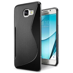 Нескользящий чехол для Samsung Galaxy A3 (2017) SM-A320F (черный)