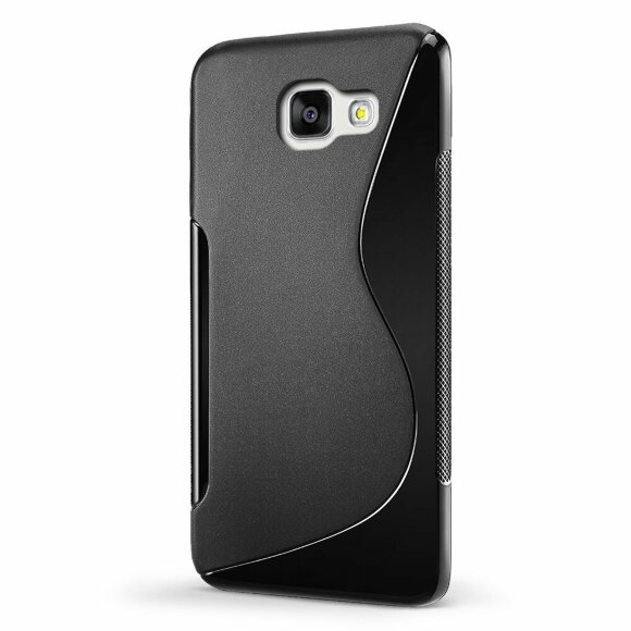 Нескользящий чехол для Samsung Galaxy A3 (2017) SM-A320F (черный) Нескользящий чехол для Samsung Galaxy A3 (2017) SM-A320F (черный)